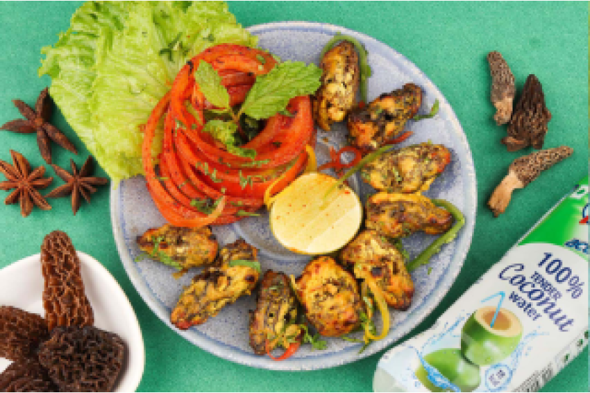 Chicken stuffed Guchhi