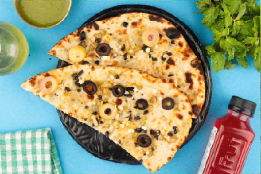 Olive Cheese Naan