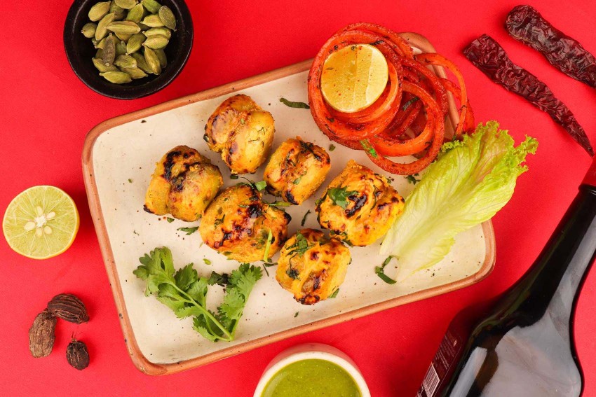 Mushroom Stuffed Tikka